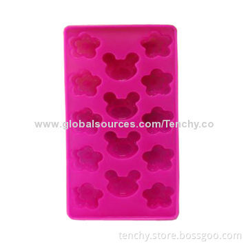 Silicone Ice Cube Trays, Various Colors are Available